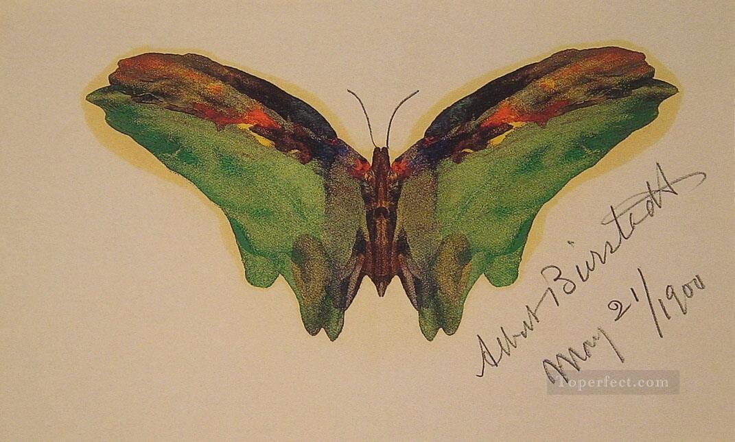 Butterfly luminism Albert Bierstadt Oil Paintings